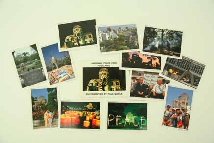 Hiroshima Peace Park postcards