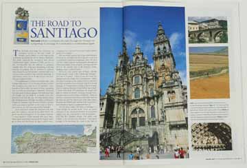 Camino Santiago  de Compostela, Galicia, Spain pilgrimage