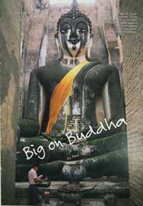 Buddha big on Buddha Buddhism Bangkok Thailand